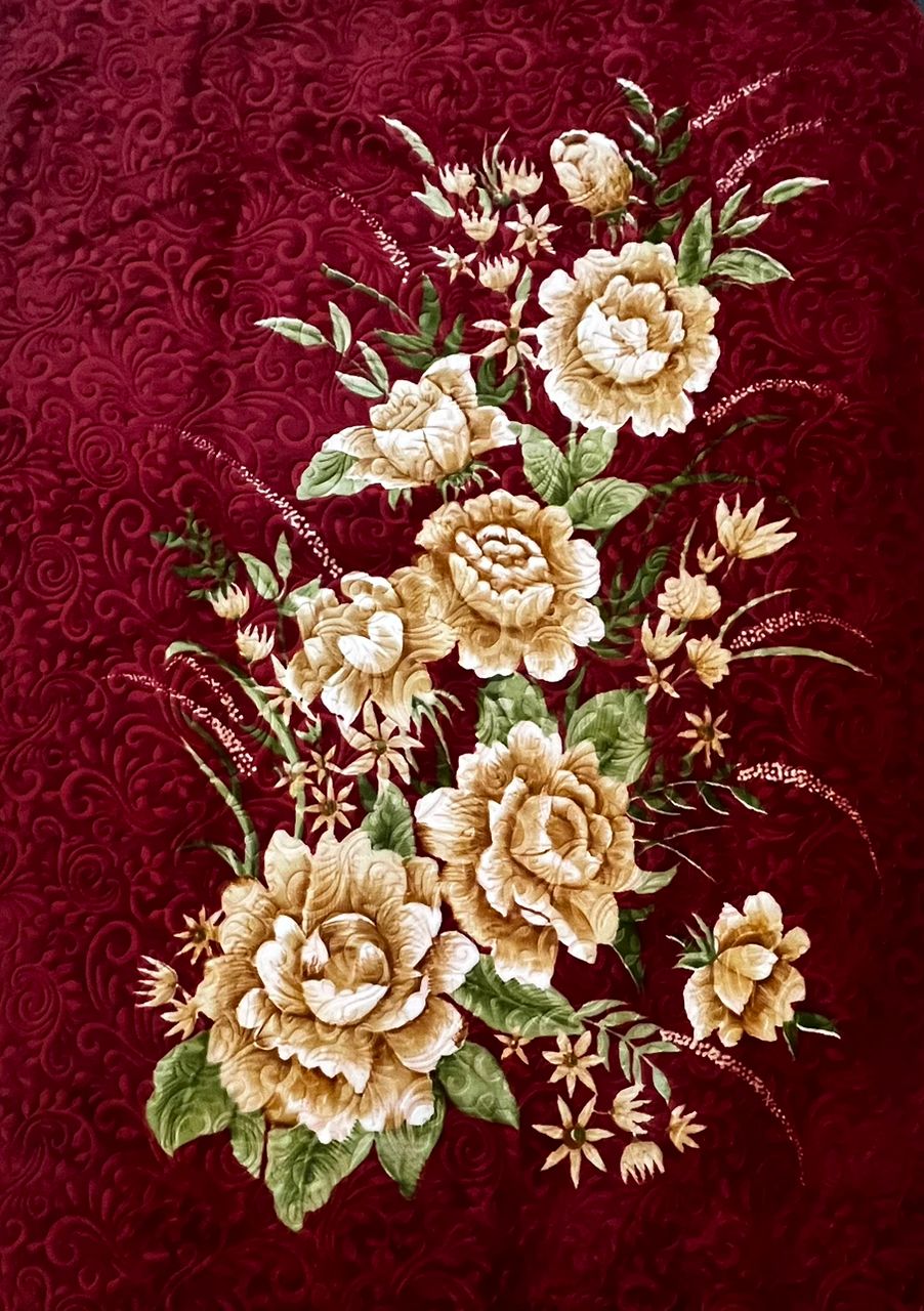 پتو گلبافت کد 110/02 یک نفره