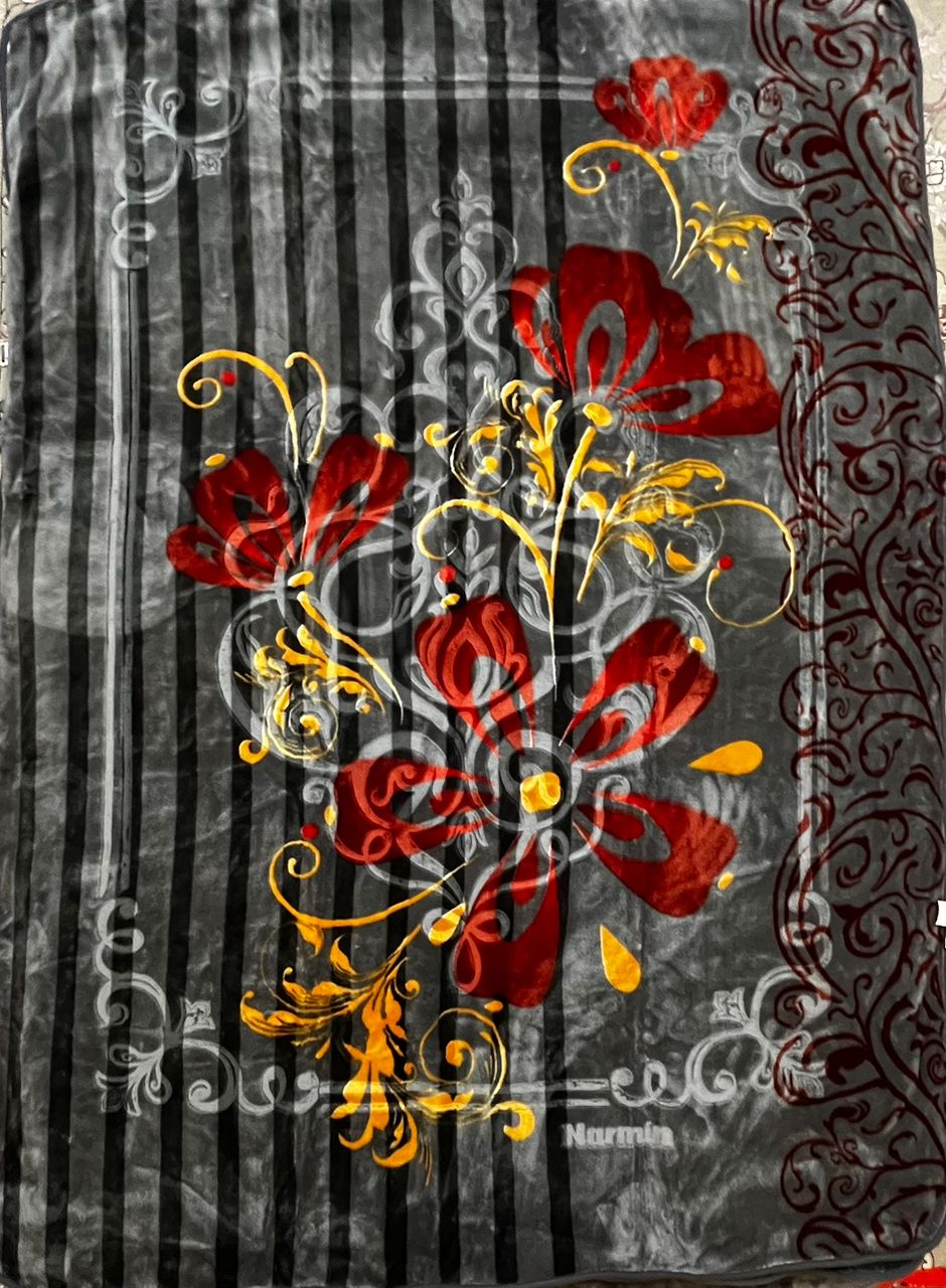 پتو یک نفره طرح نرمین نرمینه